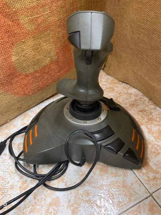Videojuegos y consolas: Joystick TOP GUN, THRUSTMASTER. Muy bien conservado - Foto 3