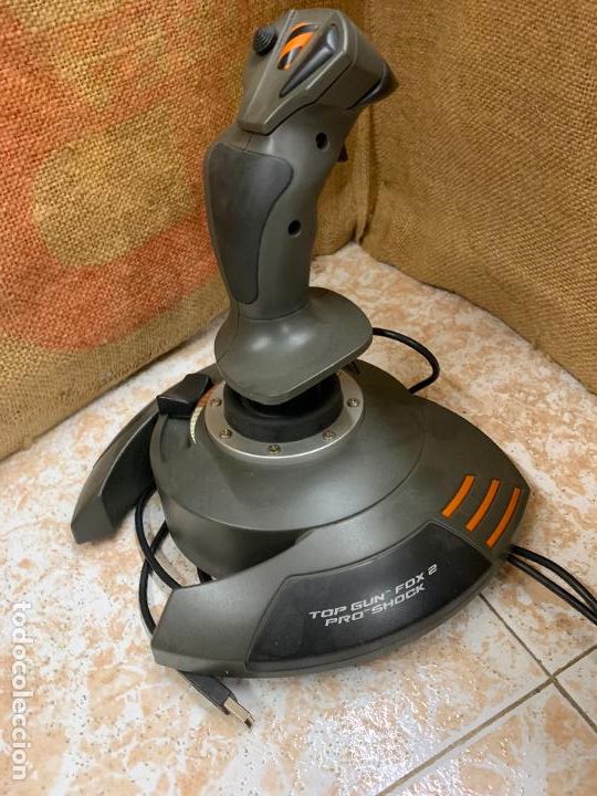 Videojuegos y consolas: Joystick TOP GUN, THRUSTMASTER. Muy bien conservado - Foto 5