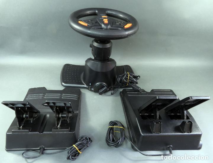 Videojuegos y consolas: Volante con 2 pedales Joystick Thrustmaster V3 FX Interact - Foto 6