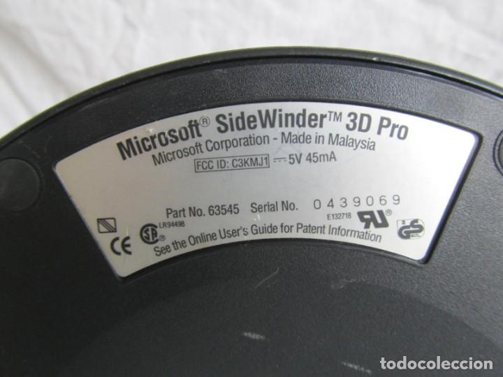 Videojuegos y consolas: Joystick Microsoft Side Winder 3D Pro - Foto 8