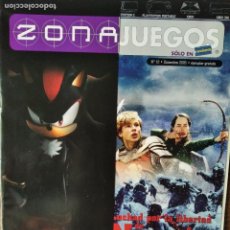Videojuegos y Consolas: BLOCKBUSTER ZONA JUEGOS Nº 18 DE 2005- SHADOW THE HEDGWHOG- NARNIA- KING KONG- BATTLEFIELD STAR WARS. Lote 199487465