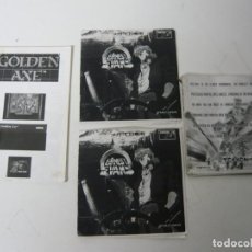 Videojuegos y Consolas: VARIOS MANUALES DE JUEGOS - EARNEST EVANS MEGA CD, TEKKEN Y GOLDEN AXE / RETRO VINTAGE. Lote 199690065