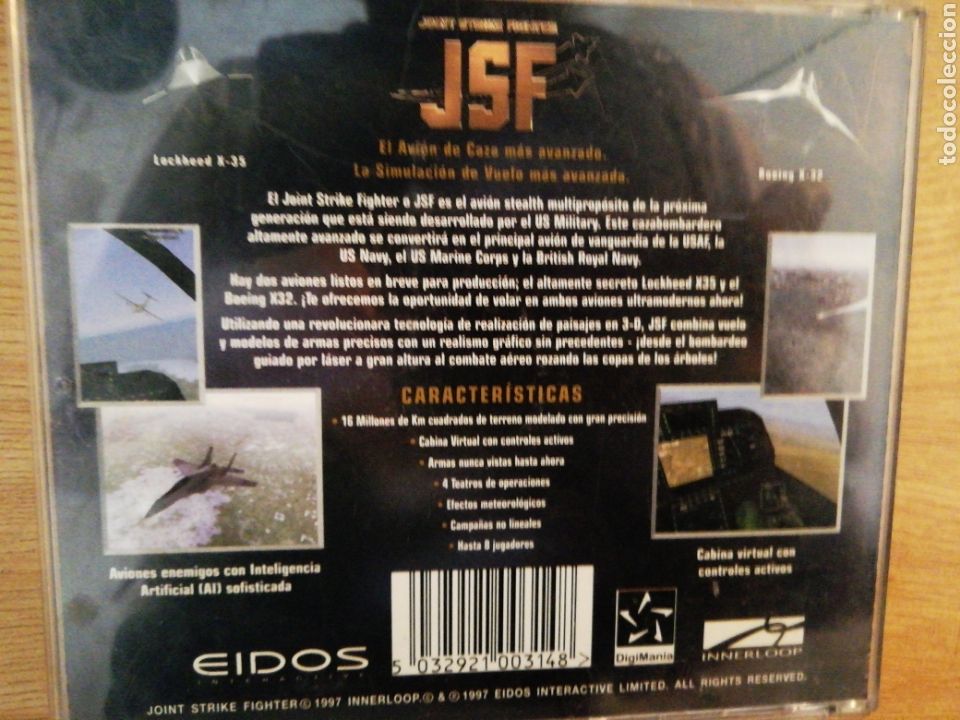 Videojuegos y consolas: Joint Strike Fighter. Eidos, 1997. - Foto 2