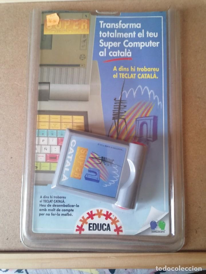 Videojuegos y consolas: SUPER COMPUTER * EDUCA * CARTUCHO TRANSFORMA AL CATALAN * BLISTER ABIERTO - Foto 1