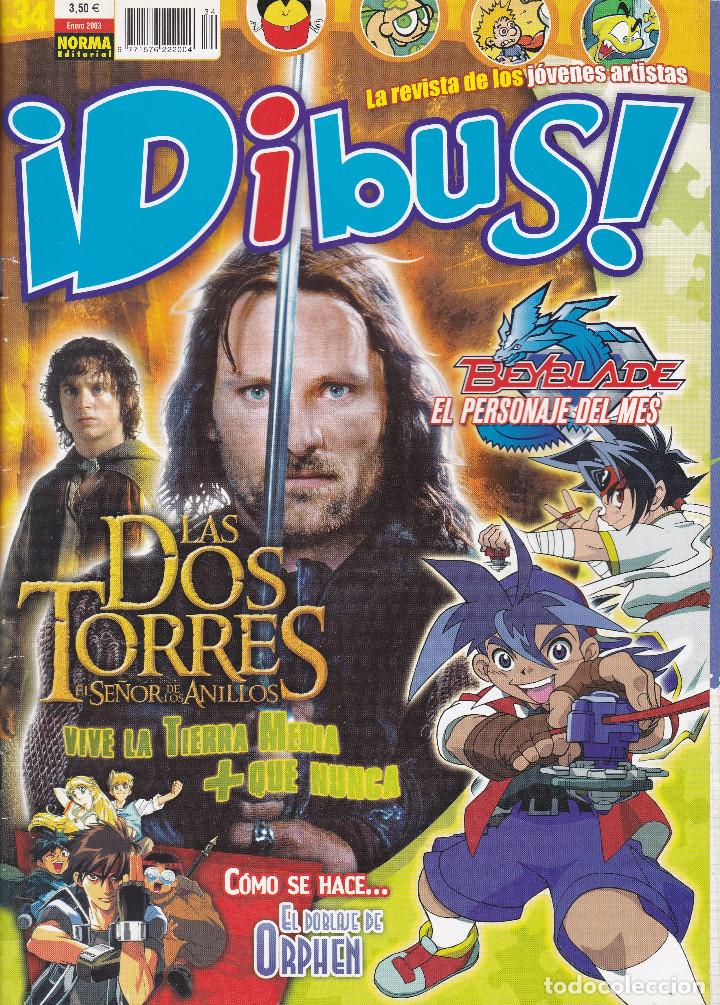 Videojuegos y consolas: 2 REVISTA !DIBUS! N&ordm; 19 Y N&ordm; 34. - Foto 1