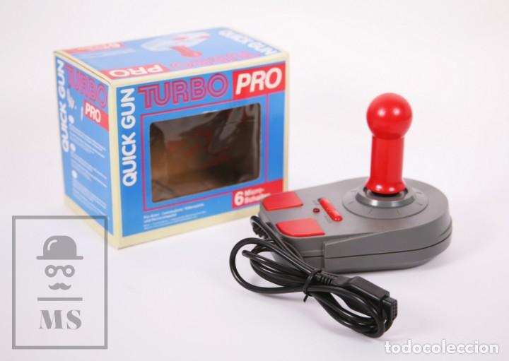 Videojuegos y consolas: Joystick / Click Gun Turbo Pro para Atari, Commodore, Videoconsolas y PC - A&ntilde;os 80 - Foto 1