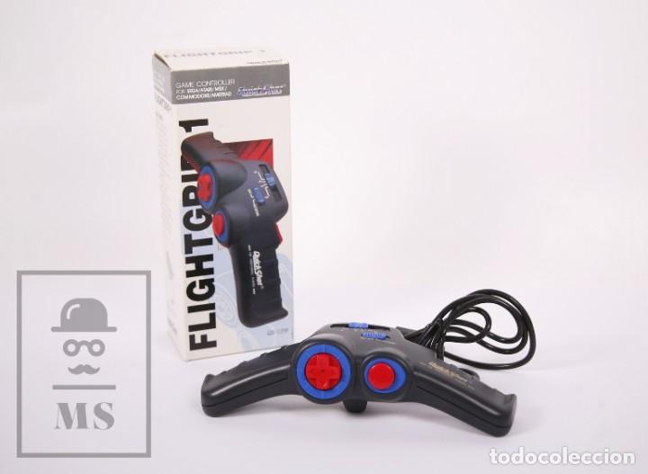 Videojuegos y consolas: Mando / Pad / Game Controller Flightgrip 1 de Quick Shot para Sega, Atari, MSX, Commodore, Anmstrad - Foto 9