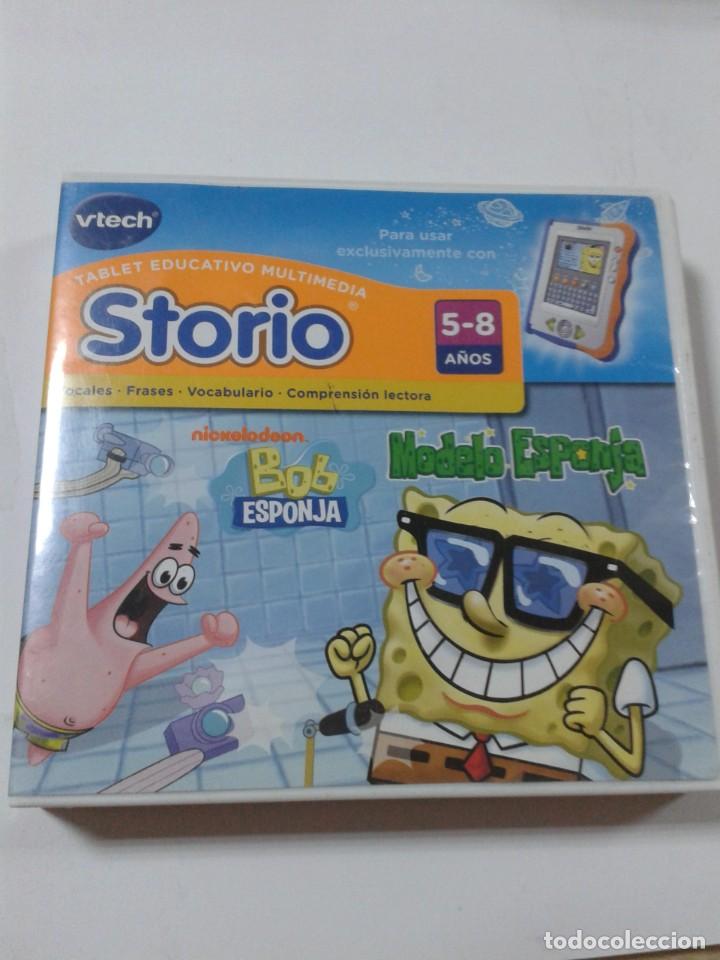 Videojuegos y consolas: VTECH STORIO. BOB ESPONJA. *LEER DESCRIPCION - Foto 1