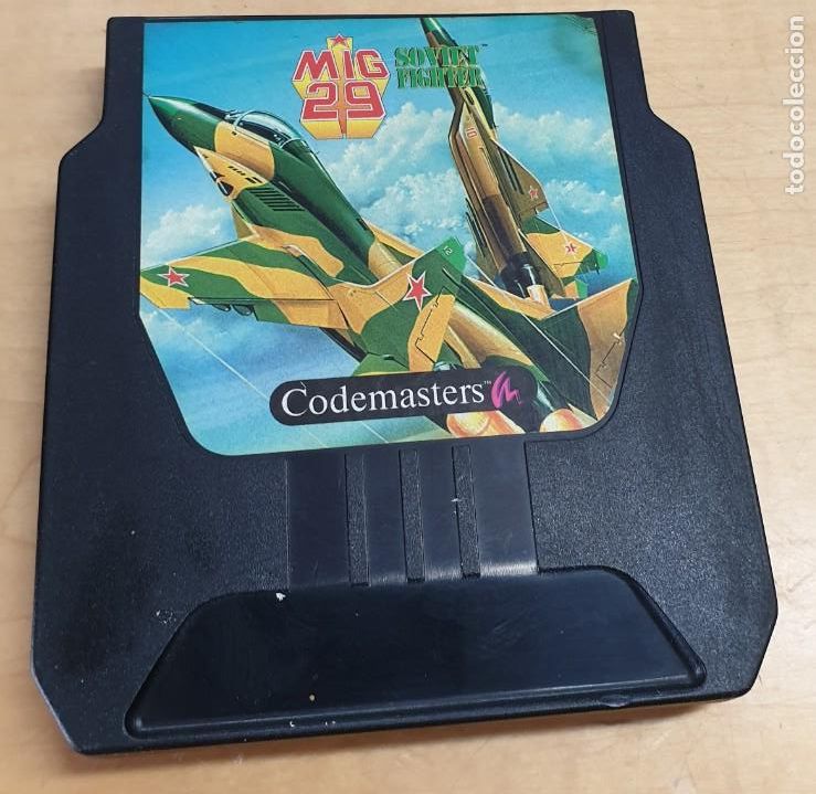 Videojuegos y consolas: JUEGO CONSOLA MIG 29 SOVIET FIGHTER CODEMASTERS A&Ntilde;O 1992 - Foto 1