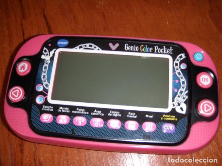 Videojuegos y consolas: CONSOLA VTECH GENIO COLOR POCKET - Foto 4