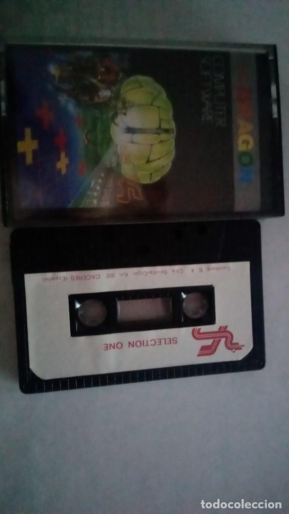 Videojuegos y consolas: JUEGO- MSX-SELECTION ONE-- DRAGON- A&Ntilde;OS 80 - Foto 1