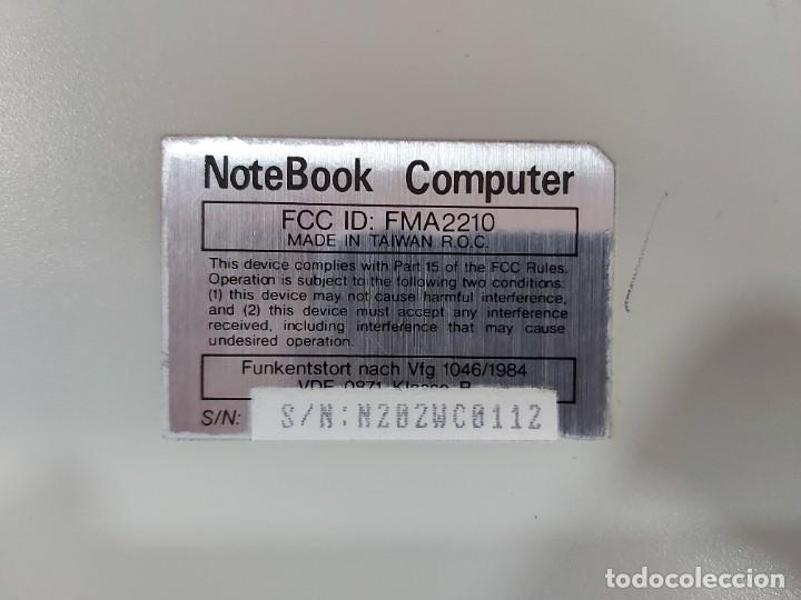 Videojuegos y consolas: ANTIGUO ORDENADOR PORTATIL NOTE BOOK COMPUTER - Foto 7