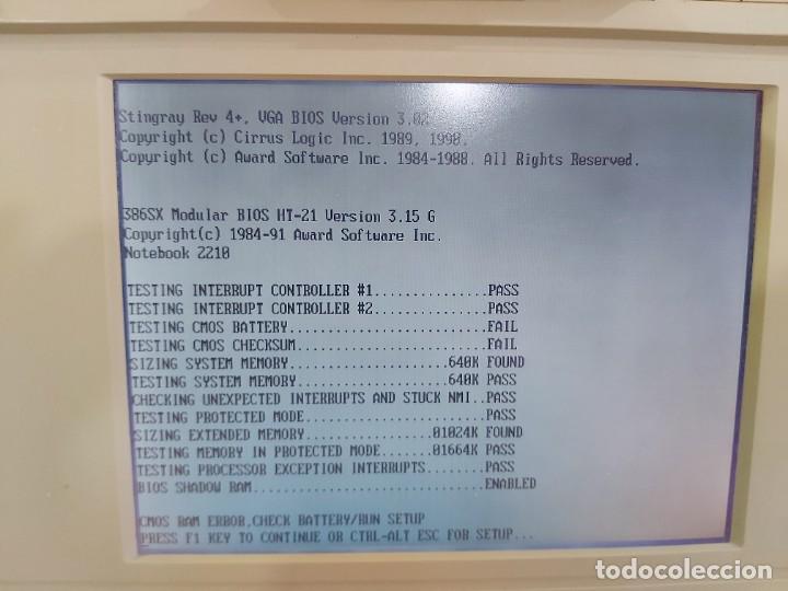 Videojuegos y consolas: ANTIGUO ORDENADOR PORTATIL NOTE BOOK COMPUTER - Foto 11