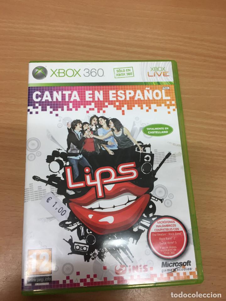 Videojuegos y consolas: LIPS. CANTA EN ESPA&Ntilde;OL. X-BOX 360 - Foto 1