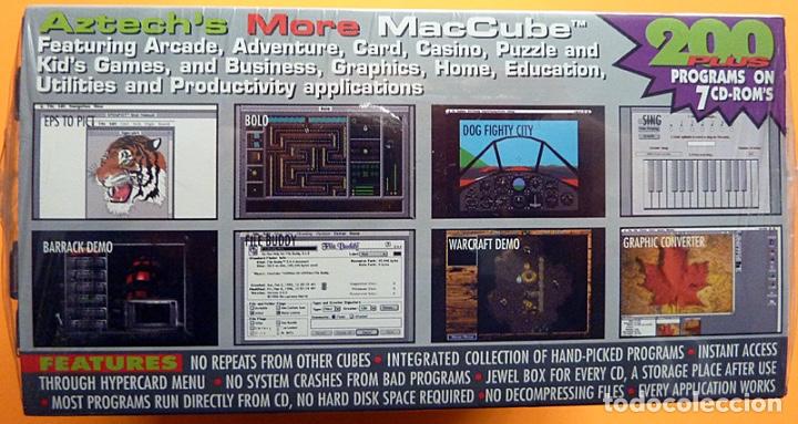 Videojuegos y consolas: MORE MAC CUBE: 200 PROGRAMAS EN 7 CD-ROM PARA MACINTOSH - DESCATALOGADO - PACK PRECINTADO - Foto 2