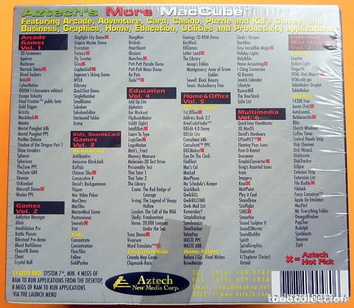 Videojuegos y consolas: MORE MAC CUBE: 200 PROGRAMAS EN 7 CD-ROM PARA MACINTOSH - DESCATALOGADO - PACK PRECINTADO - Foto 3