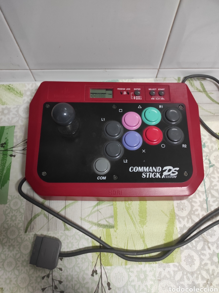 Videojuegos y consolas: Yostick antiguo Command Stick PS custom - Foto 1