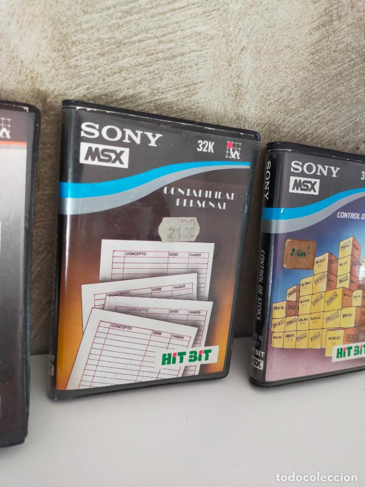 Videojuegos y consolas: LOTE UTILIDADES MSX SONY HIT BIT - Foto 3