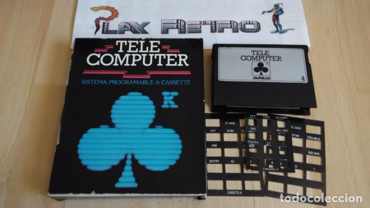 Videojuegos y consolas: TELE COMPUTER AUREAC CASSETTE 4 BLACKJACK GOOD CONDITION - Foto 1