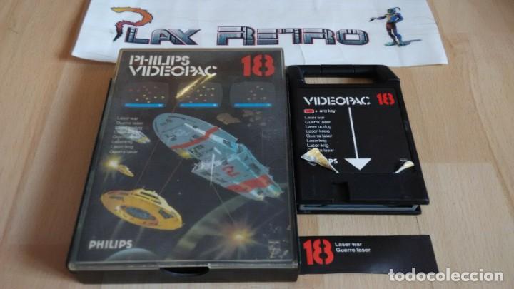 Videojuegos y consolas: PHILIPS VIDEOPAC 18 LASER WAR GOOD CONDITION - Foto 1