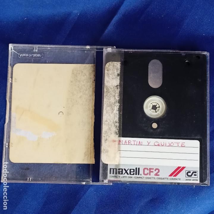 Videojuegos y consolas: Maxell cf2 disco disket usado - Foto 2