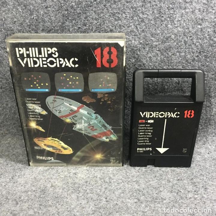 Videojuegos y consolas: PHILIPS VIDEOPAC 18 LASER WAR - Foto 1