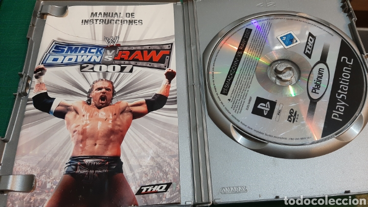 Videojuegos y consolas: DVD ROM SMAXKDOWN VS RAW 2007 BUENO ESTADO - Foto 2