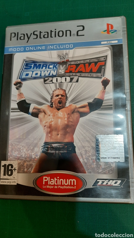 Videojuegos y consolas: DVD ROM SMAXKDOWN VS RAW 2007 BUENO ESTADO - Foto 1