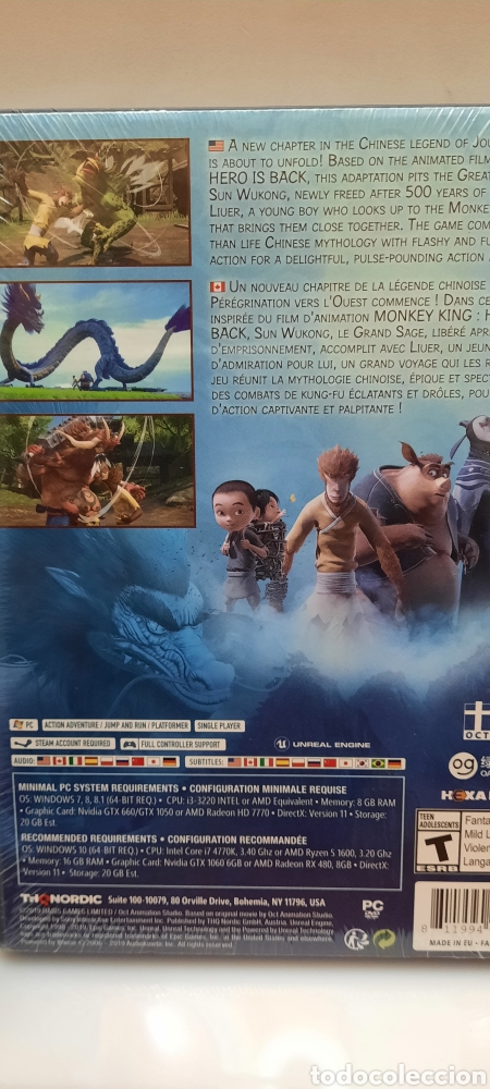 Videojuegos y consolas: Juego Monkey King Hero is Back Precintado - Foto 2