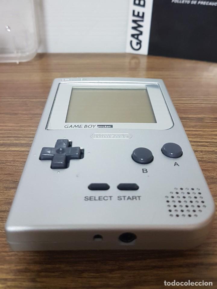 Videojuegos y consolas: NINTENDO GAME BOY POCKET PLATA CON CAJA 1996 - Foto 3