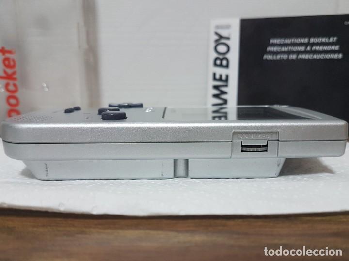 Videojuegos y consolas: NINTENDO GAME BOY POCKET PLATA CON CAJA 1996 - Foto 5