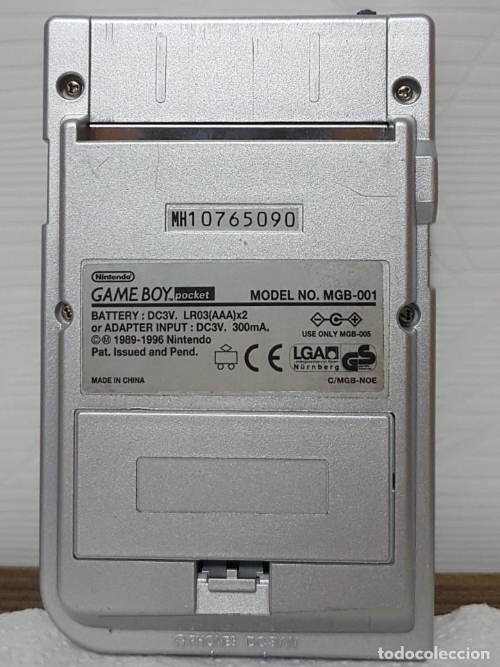Videojuegos y consolas: NINTENDO GAME BOY POCKET PLATA CON CAJA 1996 - Foto 7