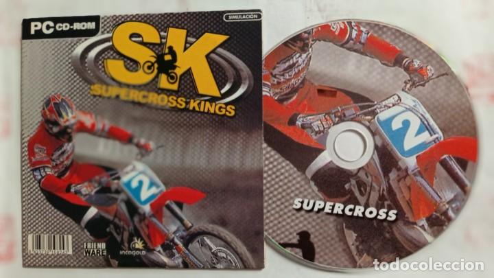 Videojuegos y consolas: CD-rom SUPERCROSS KINGS SK Simulaci&oacute;n - Foto 1