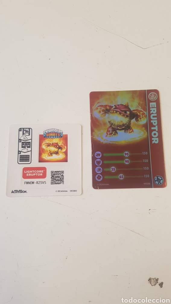 Videojuegos y consolas: TARJETA SKYLANDERS GIANTS ERUPTOR - Foto 1