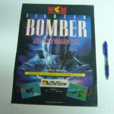 Jeux Vidéo et Consoles: FIGHTER BOMBER - PÓSTER SACADO DE LA REVISTA MICROMANÍA 2ª ÉPOCA - MICRO MANIA. Lote 359239580