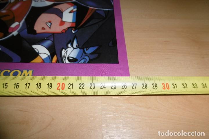 Videojuegos y consolas: POSTER CAPCOM MEGAMAN 27 cm X 40 cm LOADING PLAYSTATION - Foto 2