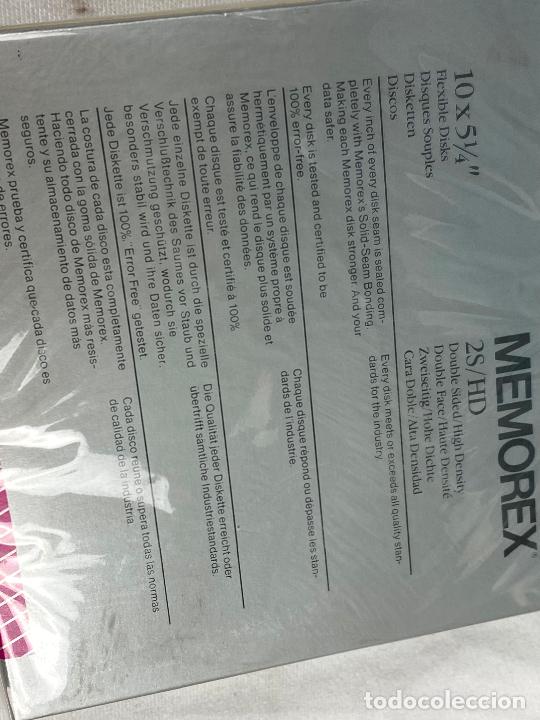 Videojuegos y consolas: Caja de diskettes Memorex NUEVOS A ESTRENAR - Foto 2