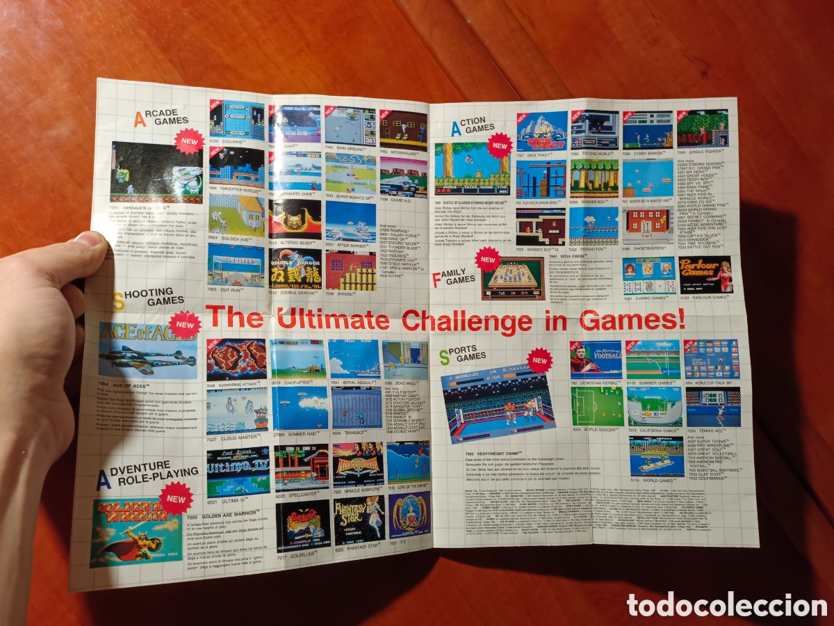 Videojuegos y consolas: Sega games catalog master system / master system 2 sega - Foto 2