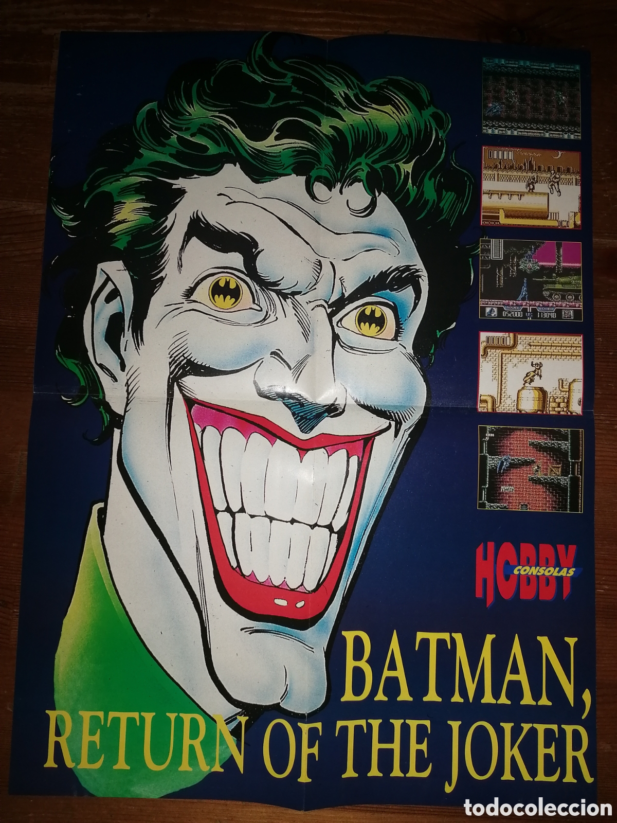 antiguo poster a doble cara, juegos batman y to - Buy Other video games and  consoles on todocoleccion