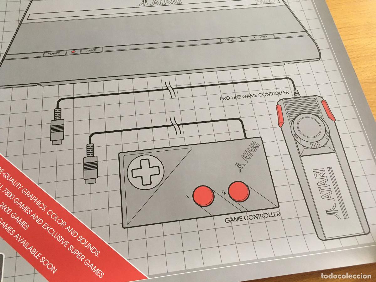 Videojuegos y consolas: Poster de Atari 7800 oficial Bitmapbook - Foto 3