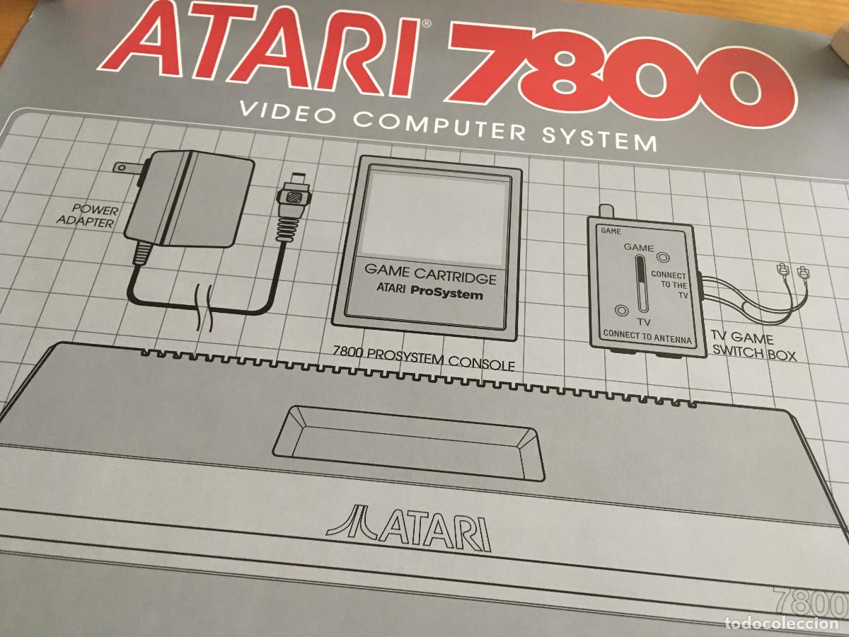 Videojuegos y consolas: Poster de Atari 7800 oficial Bitmapbook - Foto 4