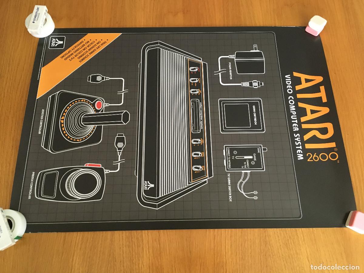 Videojuegos y consolas: Poster de Atari 2600 oficial Bitmapbook - Foto 2