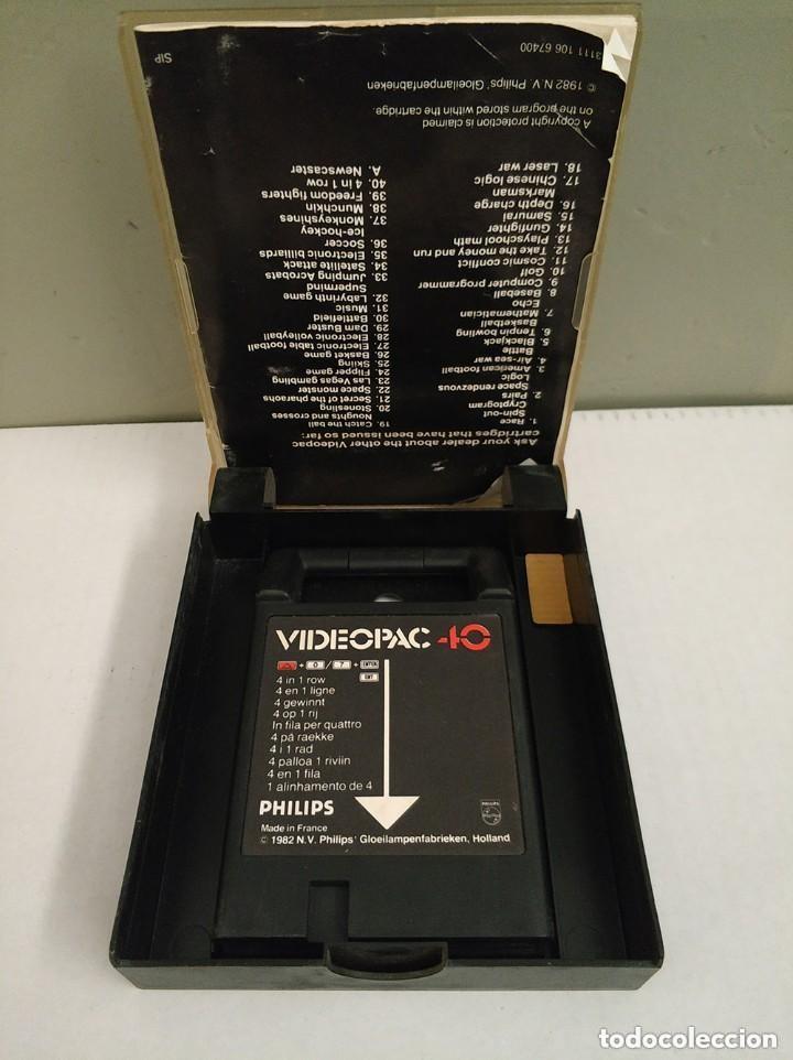 Lot De 4 Jeux Philips Videopac – 24 / 34 / 1 / 22 – état Correct