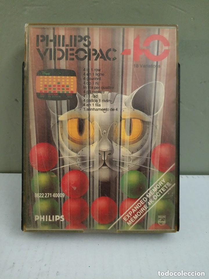 Lot De 4 Jeux Philips Videopac – 24 / 34 / 1 / 22 – état Correct