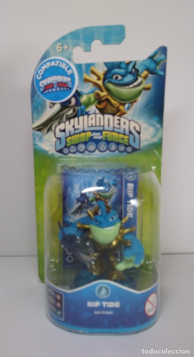 Videojuegos y consolas: FIGURA RIP TIDE SKYLANDERS SWAP FORCE PRECINTADO - Foto 1