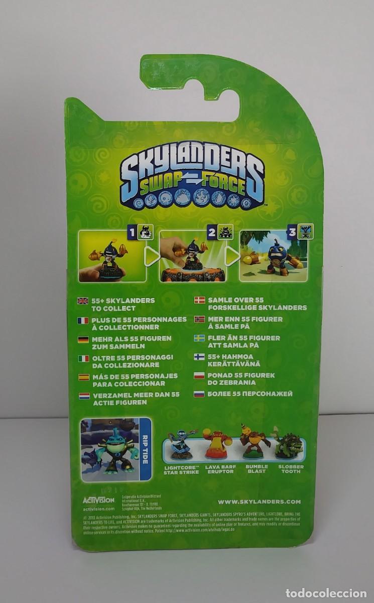 Videojuegos y consolas: FIGURA RIP TIDE SKYLANDERS SWAP FORCE PRECINTADO - Foto 3
