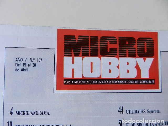 Videojuegos y consolas: Micro Hobby n&ordm; 167 Sinclair Gryzor - Foto 5