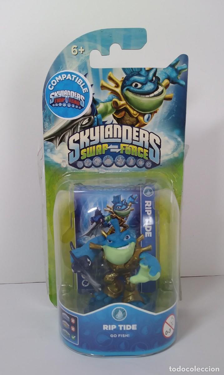 Videojuegos y consolas: FIGURA RIP TIDE SKYLANDERS SWAP FORCE PRECINTADO - Foto 1