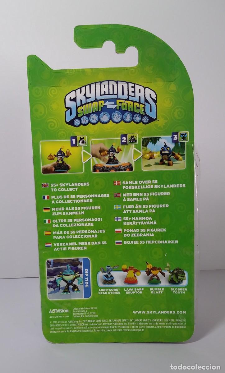 Videojuegos y consolas: FIGURA RIP TIDE SKYLANDERS SWAP FORCE PRECINTADO - Foto 4