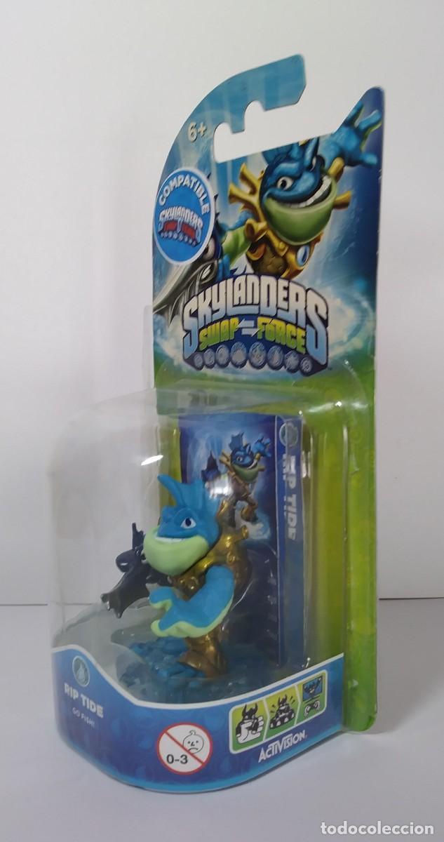 Videojuegos y consolas: FIGURA RIP TIDE SKYLANDERS SWAP FORCE PRECINTADO - Foto 2